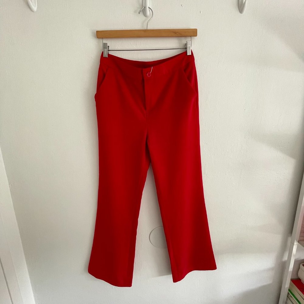 SOLD!  SUSIELADY Womens Red Business Suit Two Piece Set - Picture 7 of 15